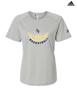 Kearsley HS Girls Basketball Outline - Womens Adidas Performance Shirt