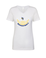 Kearsley HS Girls Basketball Outline - Womens Vneck