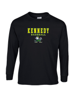 Kennedy HS Baseball Block - Cotton Longsleeve