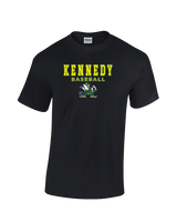Kennedy HS Baseball Block - Cotton T-Shirt