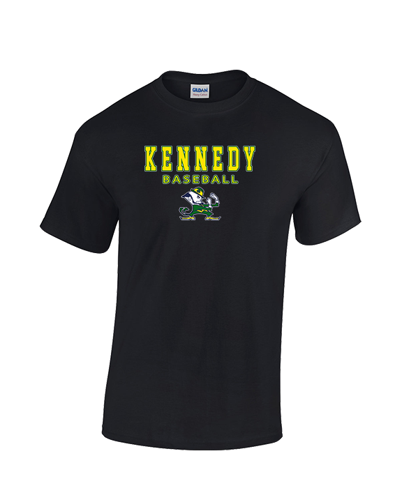 Kennedy HS Baseball Block - Cotton T-Shirt