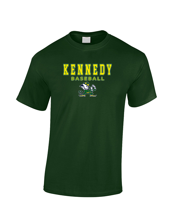 Kennedy HS Baseball Block - Cotton T-Shirt