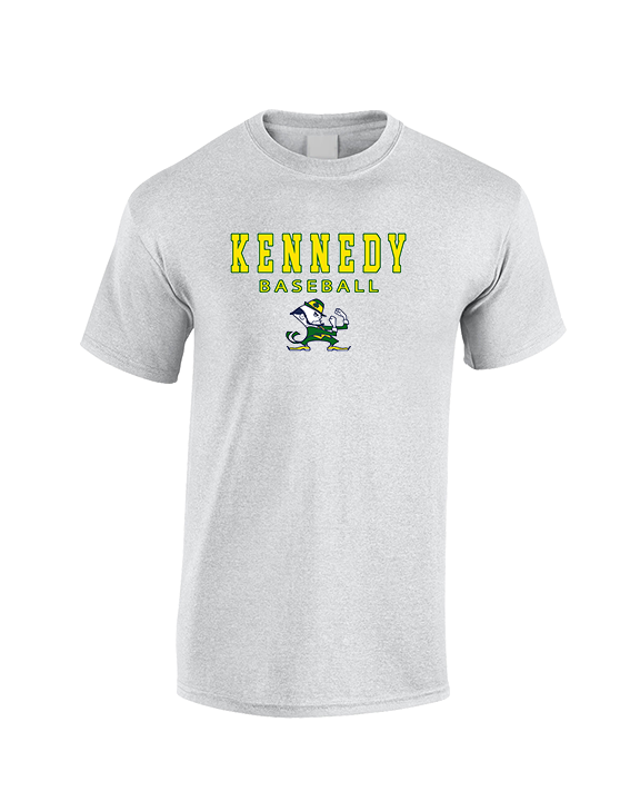 Kennedy HS Baseball Block - Cotton T-Shirt