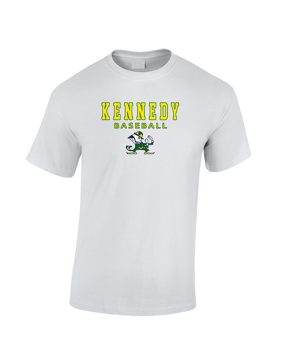 Kennedy HS Baseball Block - Cotton T-Shirt