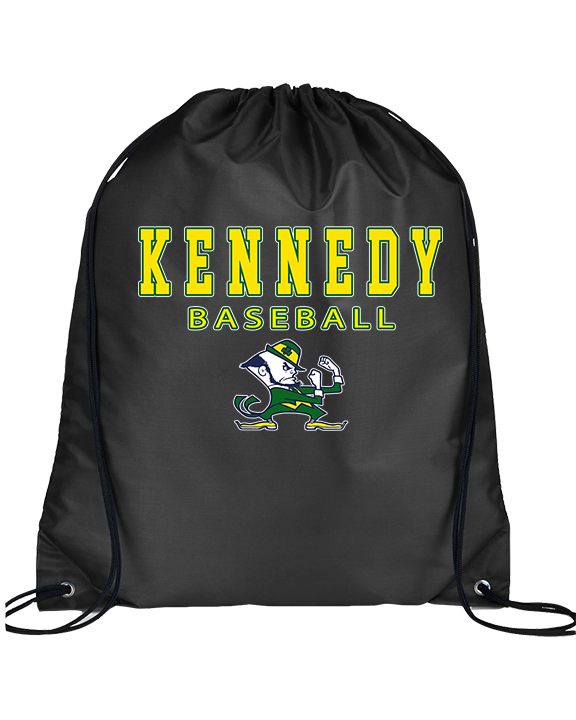 Kennedy HS Baseball Block - Drawstring Bag