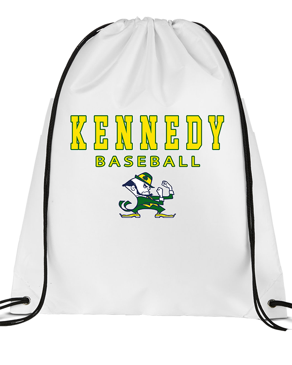 Kennedy HS Baseball Block - Drawstring Bag