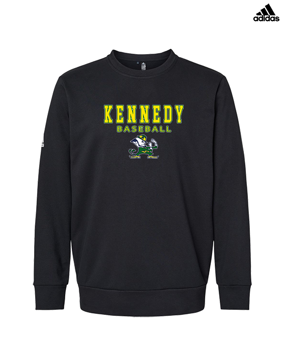 Kennedy HS Baseball Block - Mens Adidas Crewneck