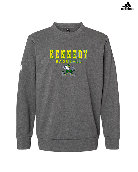Kennedy HS Baseball Block - Mens Adidas Crewneck