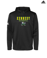 Kennedy HS Baseball Block - Mens Adidas Hoodie