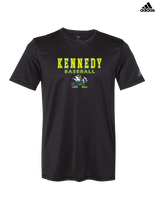 Kennedy HS Baseball Block - Mens Adidas Performance Shirt