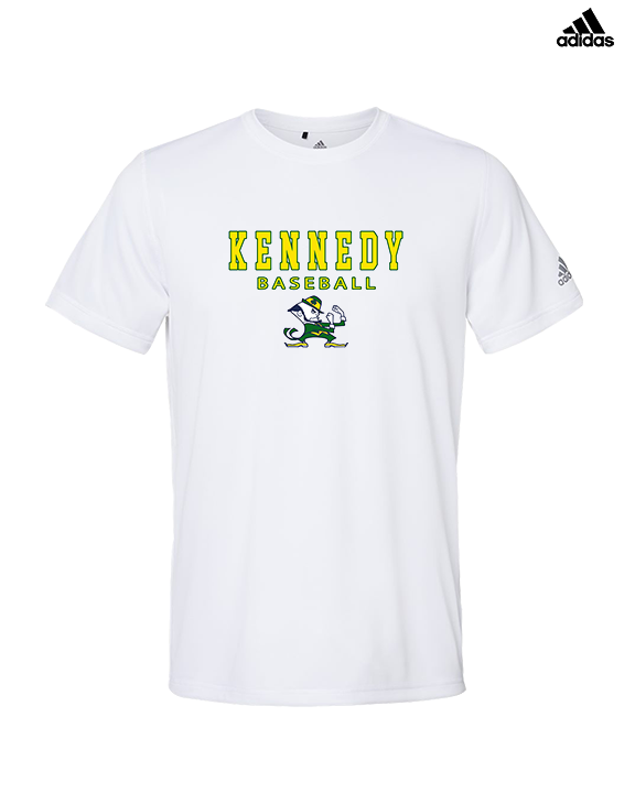 Kennedy HS Baseball Block - Mens Adidas Performance Shirt