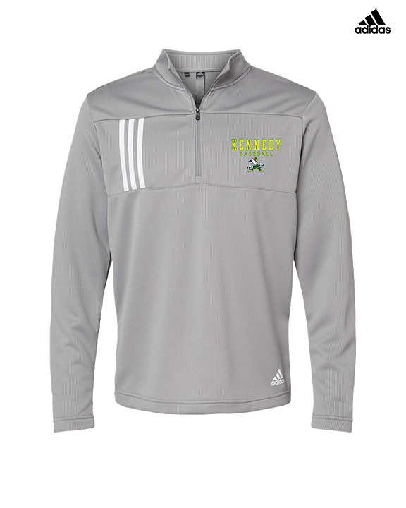 Kennedy HS Baseball Block - Mens Adidas Quarter Zip