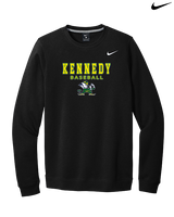 Kennedy HS Baseball Block - Mens Nike Crewneck