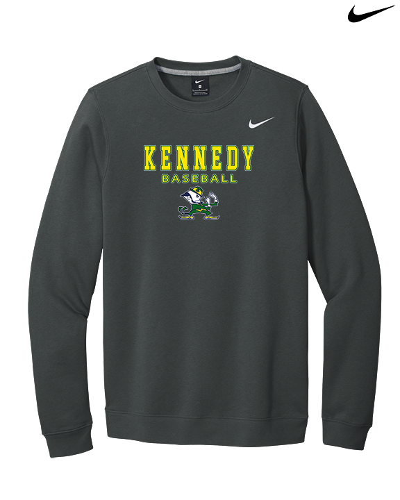 Kennedy HS Baseball Block - Mens Nike Crewneck