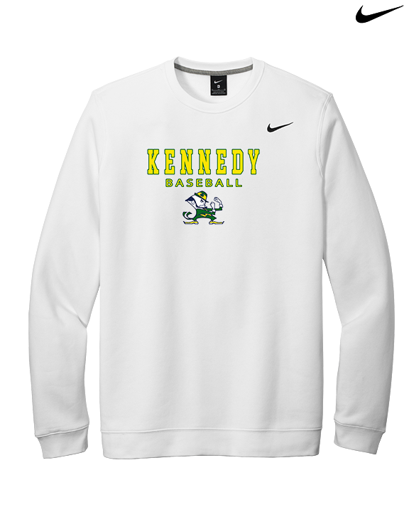 Kennedy HS Baseball Block - Mens Nike Crewneck