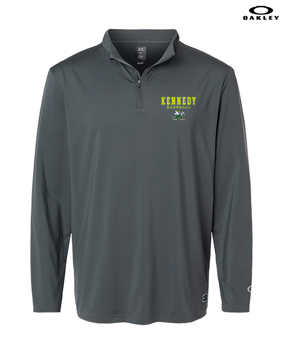 Kennedy HS Baseball Block - Mens Oakley Quarter Zip