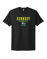 Kennedy HS Baseball Block - Mens Select Cotton T-Shirt