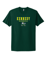 Kennedy HS Baseball Block - Mens Select Cotton T-Shirt