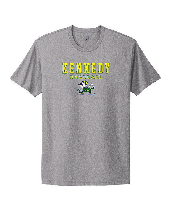Kennedy HS Baseball Block - Mens Select Cotton T-Shirt