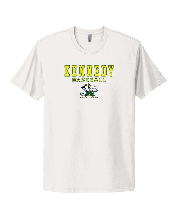 Kennedy HS Baseball Block - Mens Select Cotton T-Shirt