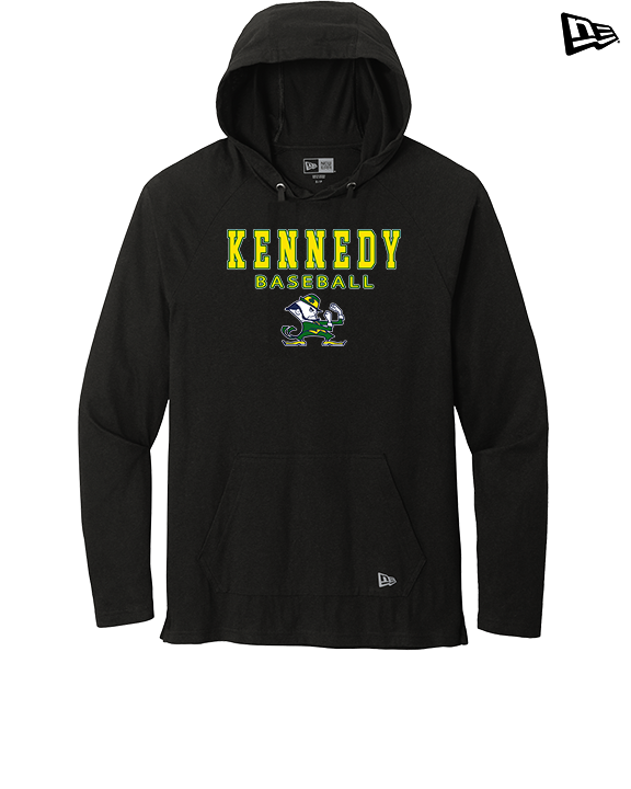 Kennedy HS Baseball Block - New Era Tri-Blend Hoodie