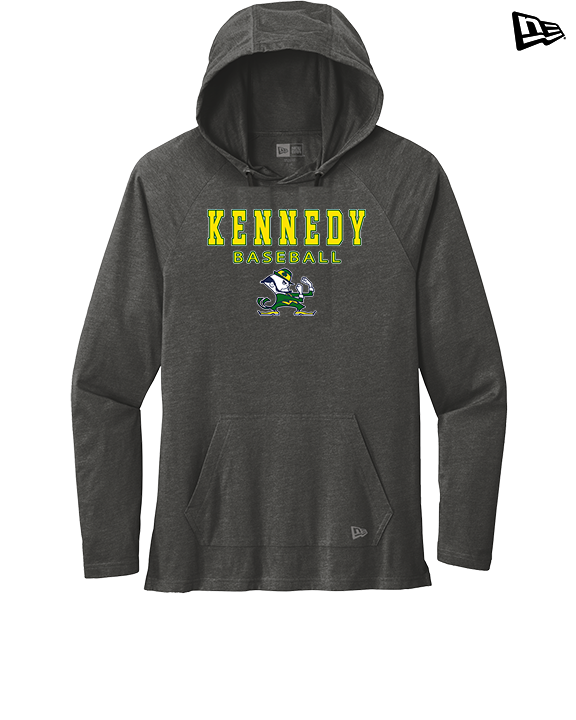 Kennedy HS Baseball Block - New Era Tri-Blend Hoodie