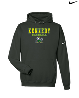 Kennedy HS Baseball Block - Nike Club Fleece Hoodie