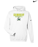 Kennedy HS Baseball Block - Nike Club Fleece Hoodie