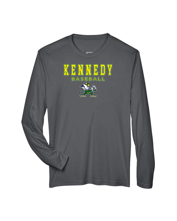 Kennedy HS Baseball Block - Performance Longsleeve