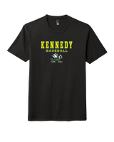 Kennedy HS Baseball Block - Tri-Blend Shirt