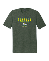 Kennedy HS Baseball Block - Tri-Blend Shirt