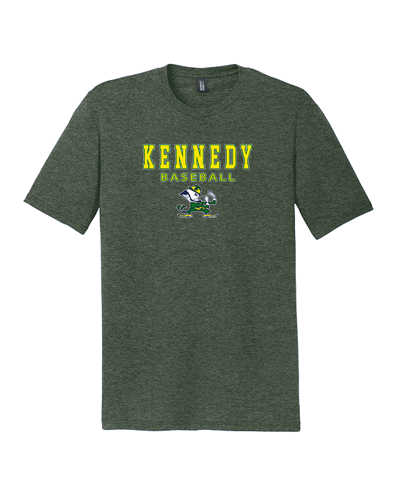 Kennedy HS Baseball Block - Tri-Blend Shirt