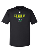 Kennedy HS Baseball Block - Under Armour Mens Team Tech T-Shirt