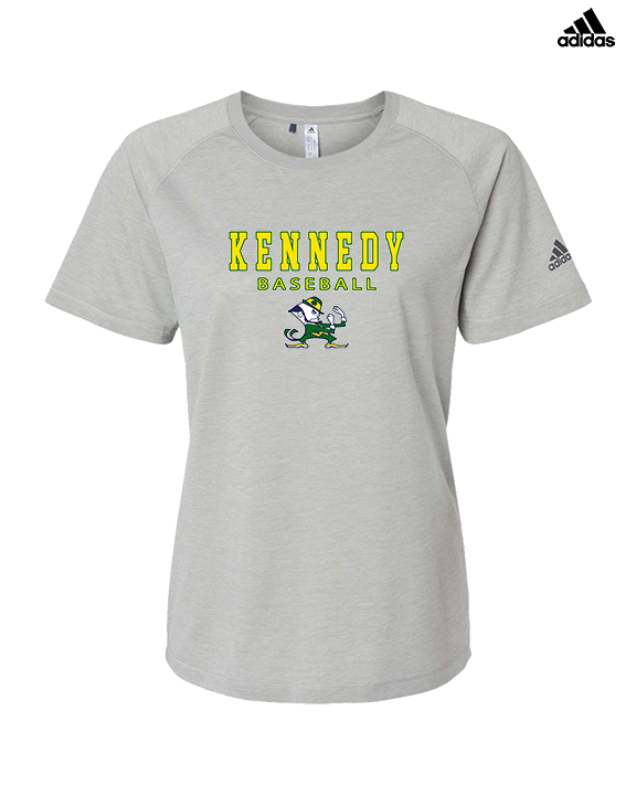 Kennedy HS Baseball Block - Womens Adidas Performance Shirt