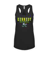 Kennedy HS Baseball Block - Womens Tank Top