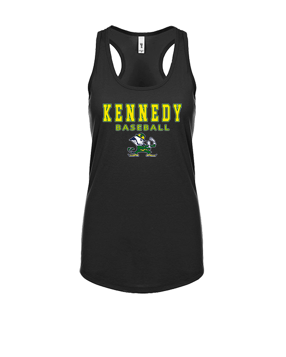 Kennedy HS Baseball Block - Womens Tank Top