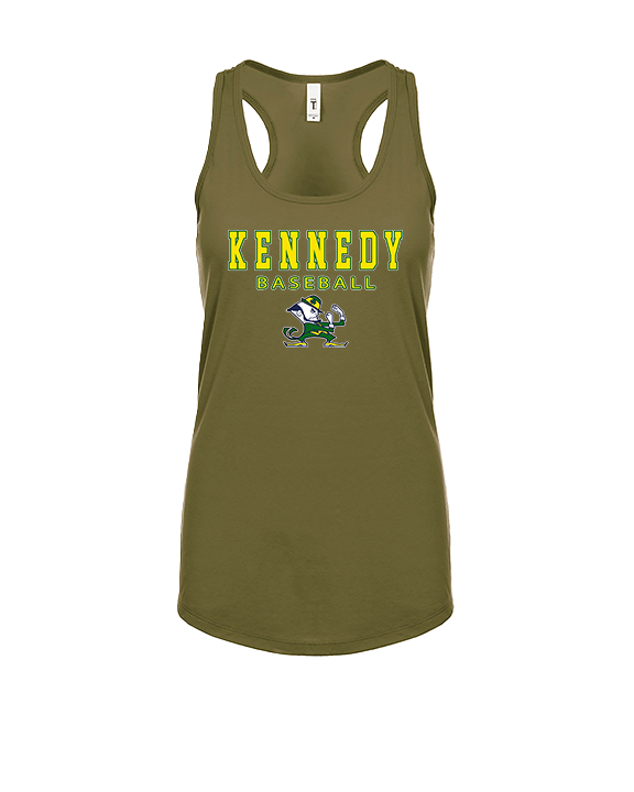 Kennedy HS Baseball Block - Womens Tank Top