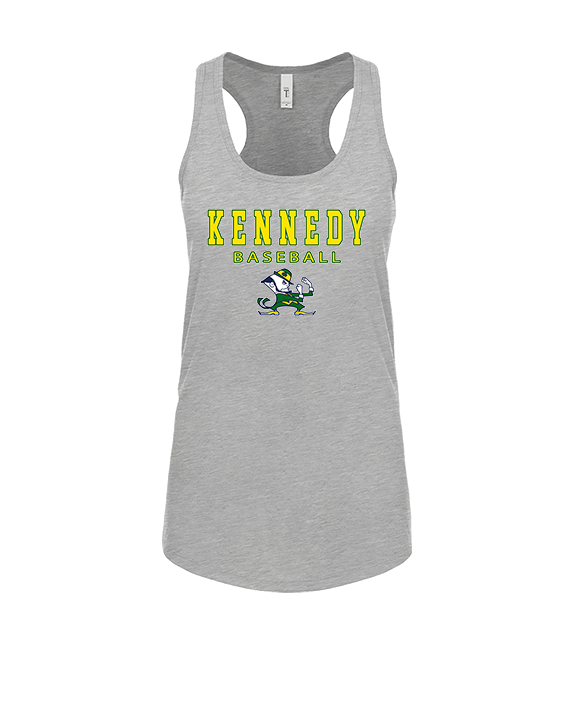Kennedy HS Baseball Block - Womens Tank Top