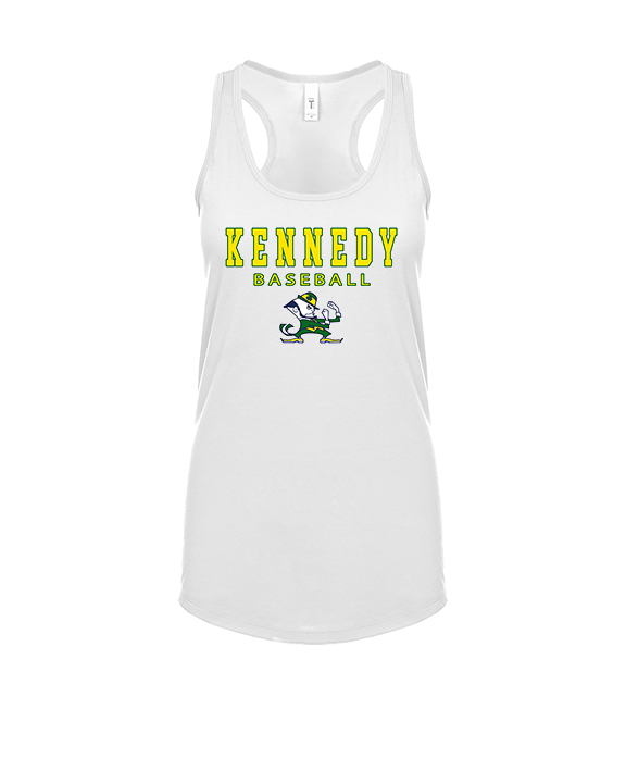 Kennedy HS Baseball Block - Womens Tank Top
