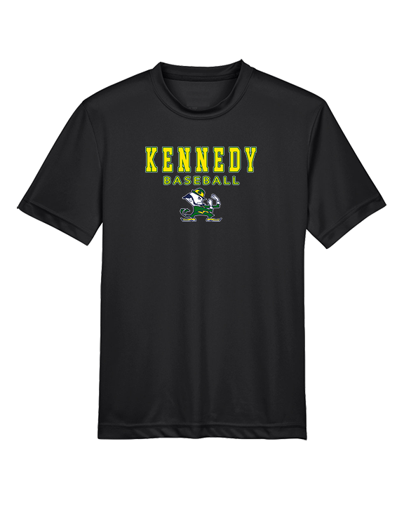 Kennedy HS Baseball Block - Youth Performance Shirt