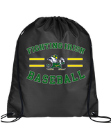 Kennedy HS Baseball Curve - Drawstring Bag