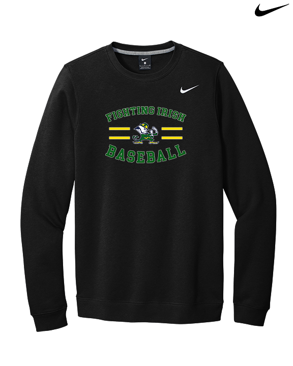 Kennedy HS Baseball Curve - Mens Nike Crewneck