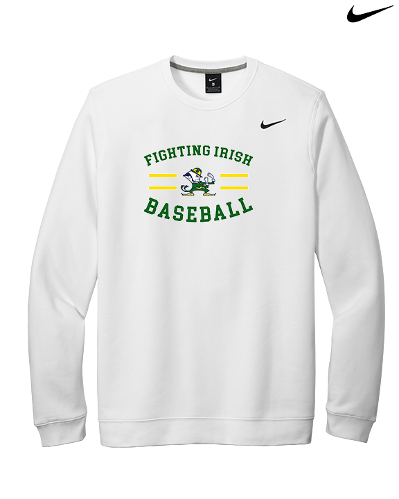 Kennedy HS Baseball Curve - Mens Nike Crewneck