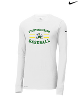 Kennedy HS Baseball Curve - Mens Nike Longsleeve