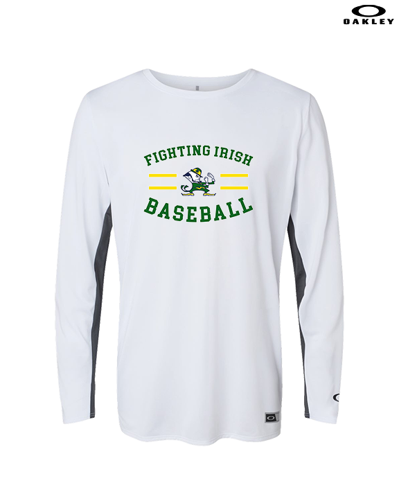 Kennedy HS Baseball Curve - Mens Oakley Longsleeve