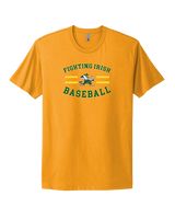 Kennedy HS Baseball Curve - Mens Select Cotton T-Shirt