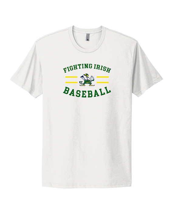 Kennedy HS Baseball Curve - Mens Select Cotton T-Shirt