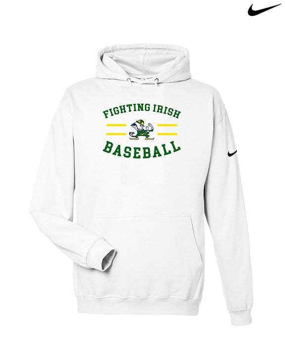 Kennedy HS Baseball Curve - Nike Club Fleece Hoodie