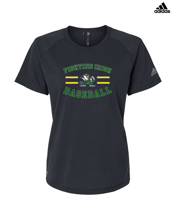 Kennedy HS Baseball Curve - Womens Adidas Performance Shirt