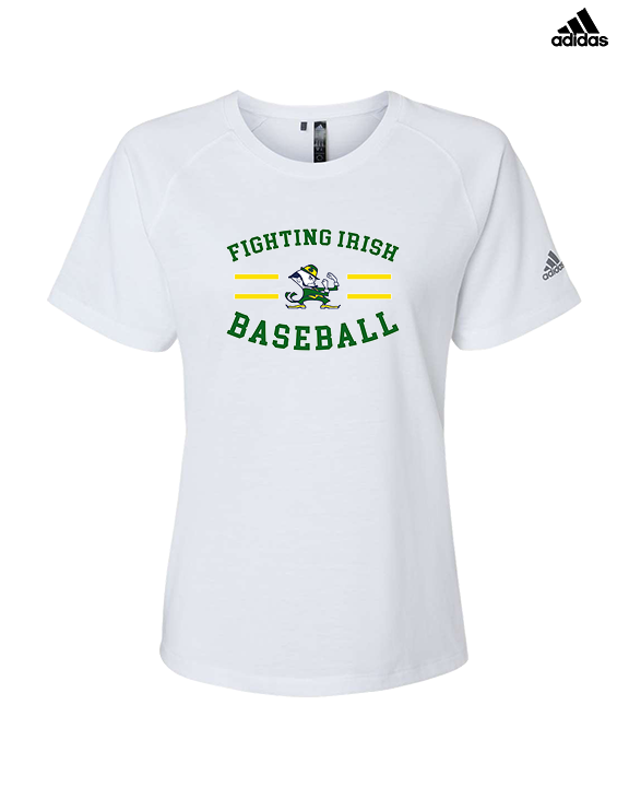 Kennedy HS Baseball Curve - Womens Adidas Performance Shirt